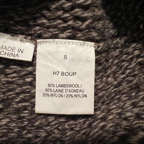 Anthropologie Manoush lambswool cardigan with large buttons - Picture 2 of 10